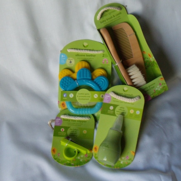 BABY HOODED TOWEL/WASHCLOTHS BUNDLE, BOY OR GIRL - Picture 6 of 7